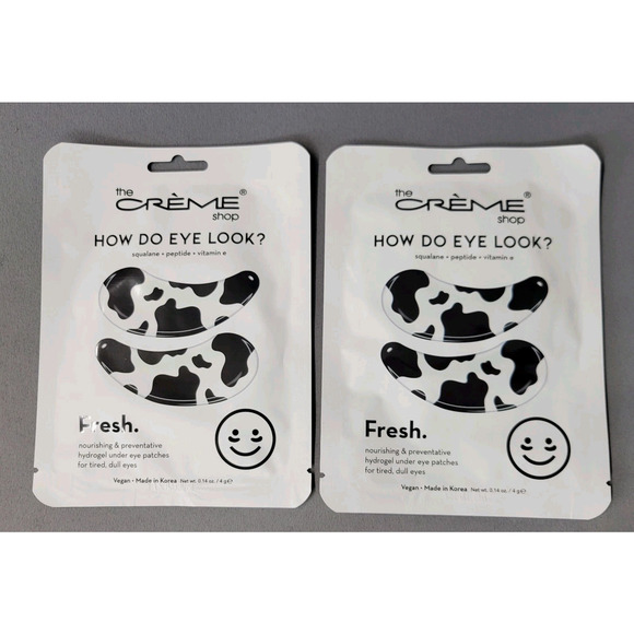 The Creme Shop How Do Eye Look? 2 Packs Fresh Nourishing Hydrogel Under Eye Mask - Picture 1 of 4